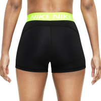 Ženske kratke hlače Nike Pro 365 Short 3in - black/volt/white Ženske kratke hlače Nike Pro 365 Short 3in - black/volt/white