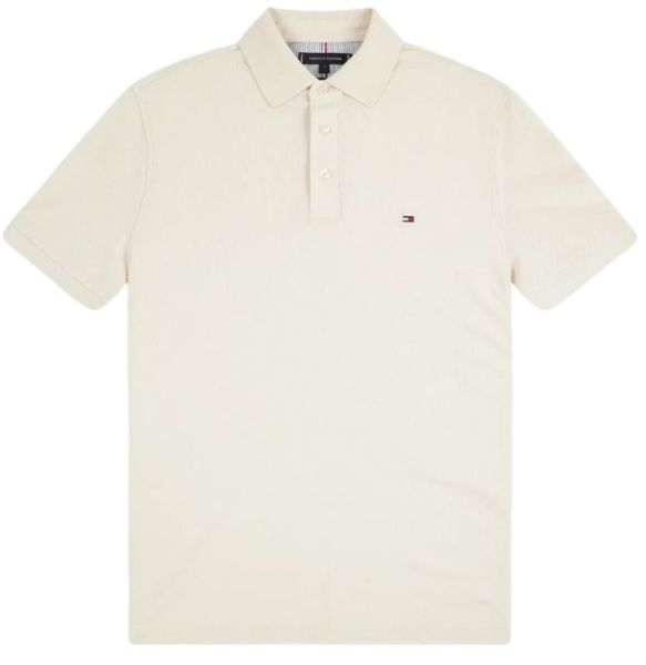 Мъжка тениска с якичка Tommy Hilfiger Core 1985 Slim Polo - weathered white
