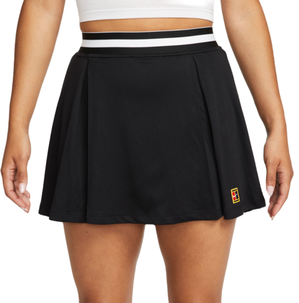 Jupes de tennis pour femmes Nike Court Dri-Fit Heritage Tennis Skirt - black