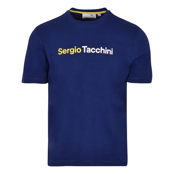 Męski T-Shirt Sergio Tacchini Robin T-shirt - blue/lime