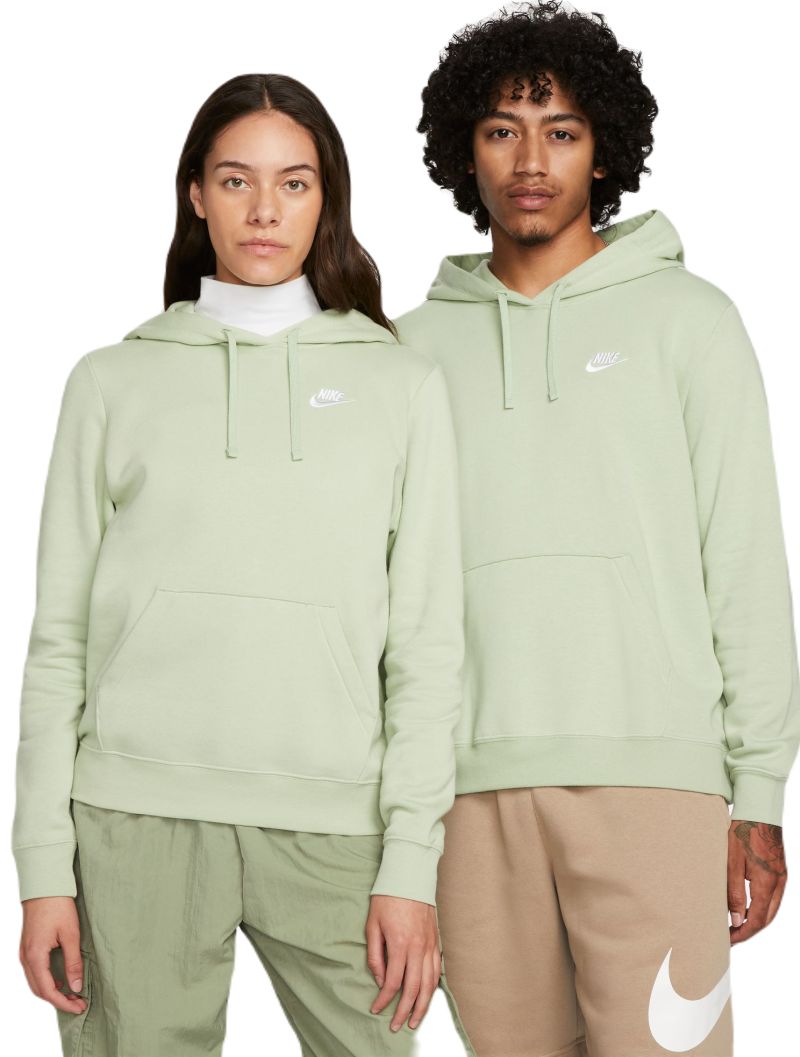 Nike Sportswear Club Fleece Pullover Hoodie - honeydew/white