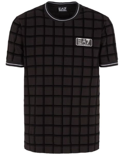 Herren Tennis-T-Shirt EA7 Man Jersey T-Shirt - black