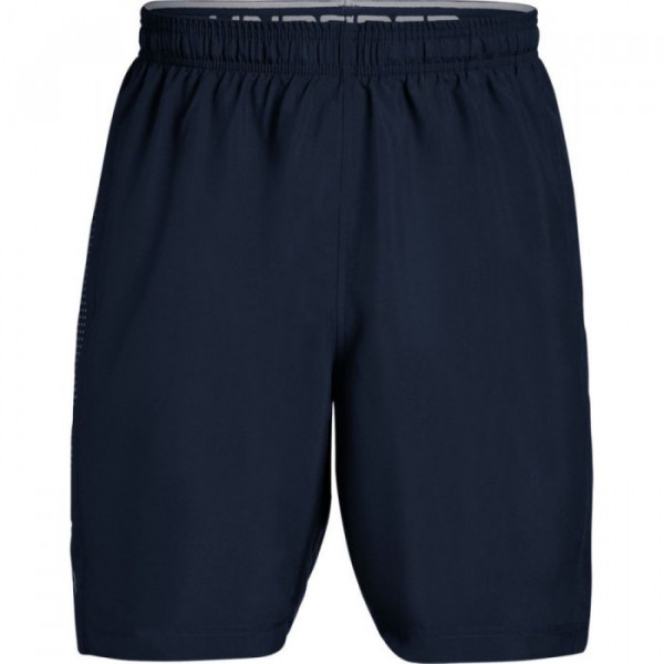  Under Armour Mens Woven Graphic Shorts- navy