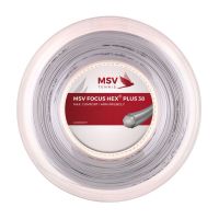 Tenisa stīgas MSV Focus Hex Plus 38 (200 m) - white