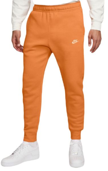 Pantalones de tenis para hombre Nike Sportswear Club Fleece - bright mandarin/bright mandarin/white