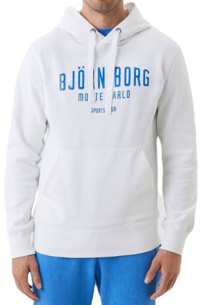 Férfi tenisz pulóver Björn Borg Sthlm Hoodie - white