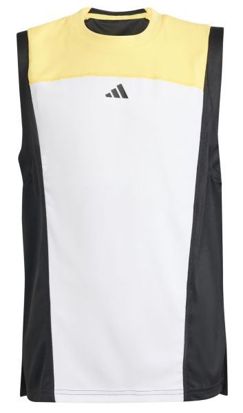 Mädchen T-Shirt Adidas Girls Aeroready Pro Tank - white/orange/black