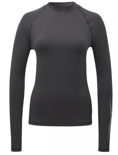 Ženska majica dugih rukava Reebok Thermowarm Touch Graphic Base Layer - black