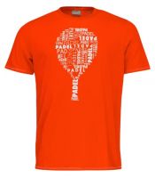 Męski T-Shirt Head Padel TYPO T-Shirt Men - tangerine