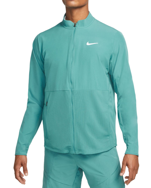 Męska bluza tenisowa Nike Court Advantage Packable Jacket - mineral teal/white