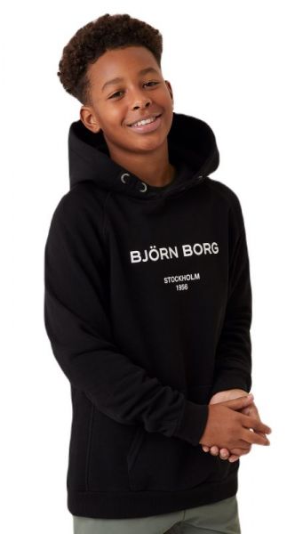 Felpa per ragazzi Björn Borg Borg Hoodie - black beauty