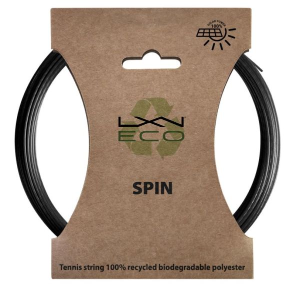 Cordes de tennis Luxilon Eco Spin (12m) - black