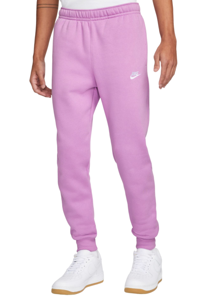 Męskie spodnie tenisowe Nike Sportswear Club Fleece - violet shock/violet shock/white