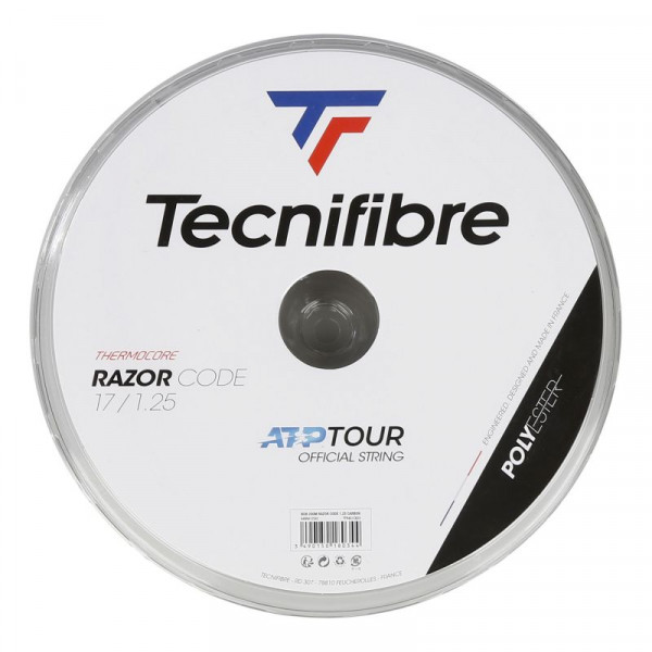 Tennis-Saiten Tecnifibre Razor Code (200 m) New Box - carbon