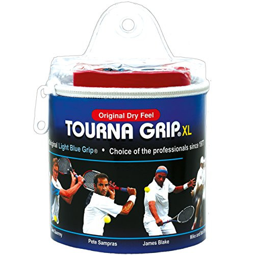 Owijki tenisowe Tourna Grip XL Dry Feel Tour Pack 30P - blue