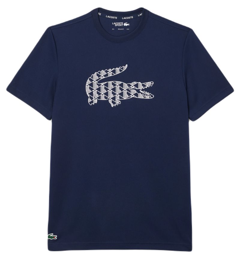 Lacoste sport t shirt blue best sale