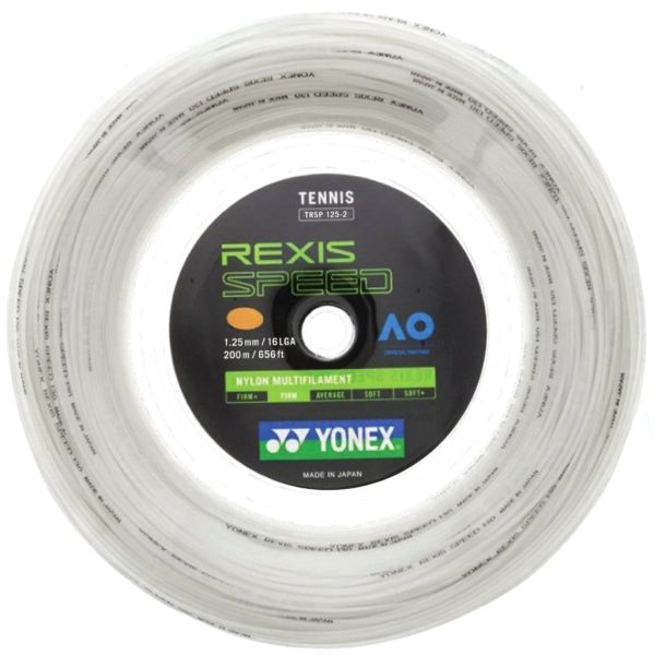 Naciąg tenisowy Yonex Rexis Speed (200 m) - white