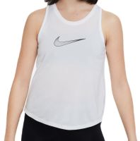 Dívčí trička Nike Dri-Fit One Training Tank - white/black