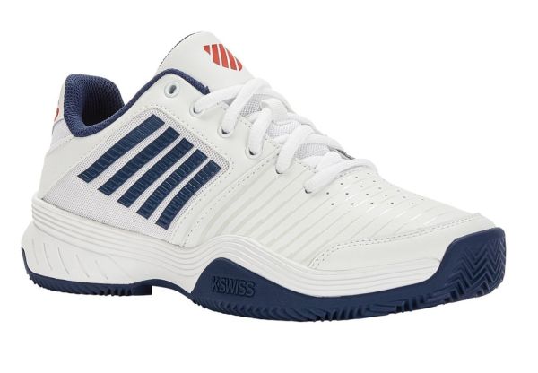 Chaussures de tennis pour hommes K-Swiss Court Express HB - white/blue opal/lollipop