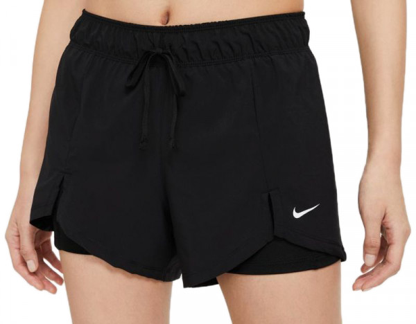 Γυναικεία Σορτς Nike Dri-Fit Flex Essential 2-in-1 Short W - black/black/white