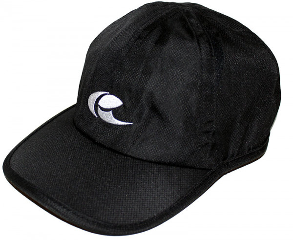 Czapka tenisowa Solinco Cap Black with White Logo