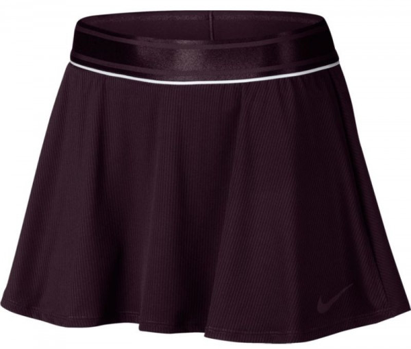  Nike Court Dry Flounce Skirt - burgundy ash/white/burgundy ash