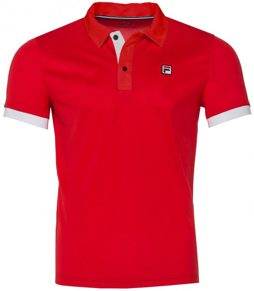 Herren Tennispoloshirt Fila Polo Markus M - fila red