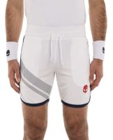 Tenisa šorti vīriešiem Hydrogen Sport Stripes Tech Shorts - white/blue navy