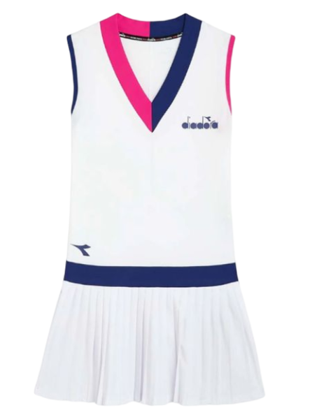 Női teniszruha Diadora L. Dress Icon - optical white