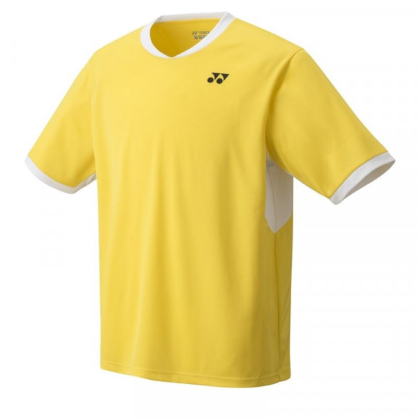 Herren Tennis-T-Shirt Yonex Men's Crew Neck T-Shirt - light yellow