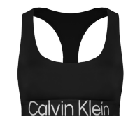 Topp Calvin Klein Medium Support Sports Bra - black beauty