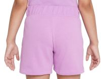 Dievčenské šortky Nike Sportswear Club FT 5 Short G - violet shock/mint foam Dievčenské šortky Nike Sportswear Club FT 5 Short G - violet shock/mint foam