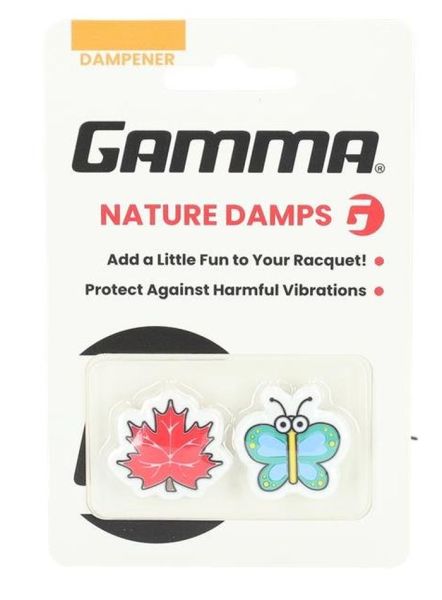 Antivibrazioni Gamma Nature Dampeners 2P - maple leaf/butterfly