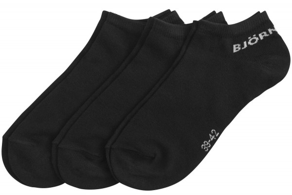 Čarape za tenis Björn Borg Essential Steps 3P - black