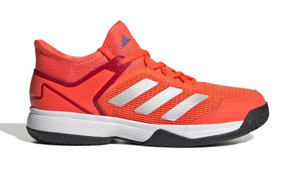 Juniorskie buty tenisowe Adidas Ubersonic 4 K - solar red/silver metallic/blue fusion