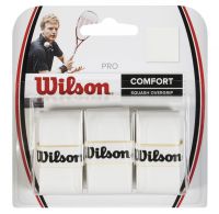 Owijki do squasha Wilson Pro Overgrip (3P) - white