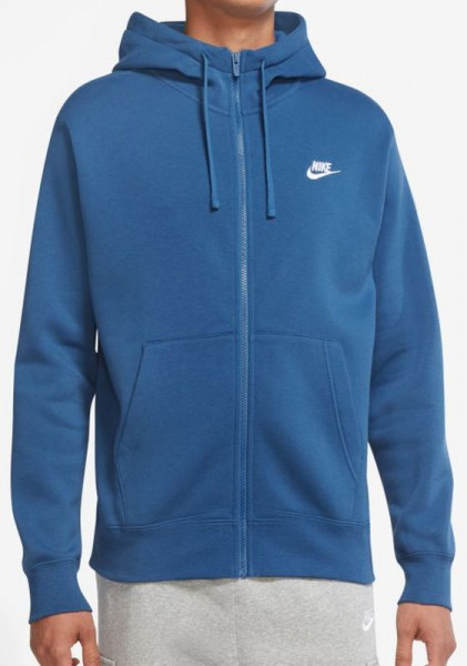 blue zip up nike hoodie