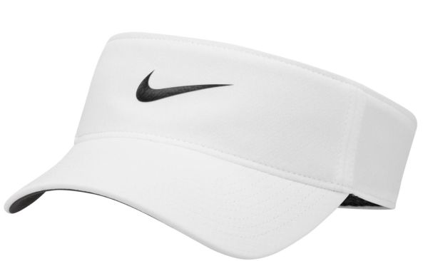 Șapcă cozoroc tenis Nike Dri-Fit Ace Swoosh Visor - white/anthracite/black