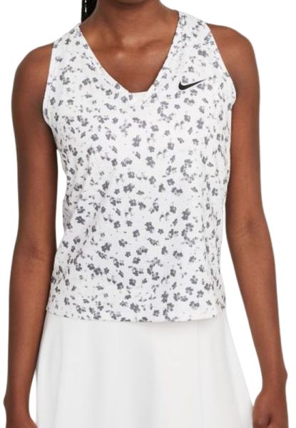 Tenisa tops sievietēm Nike Court Dri-Fit Victory Tank Printed W - white/black