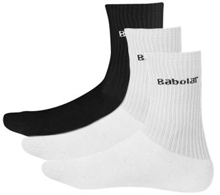  Babolat Tennis Socks - 3 pary/white/black