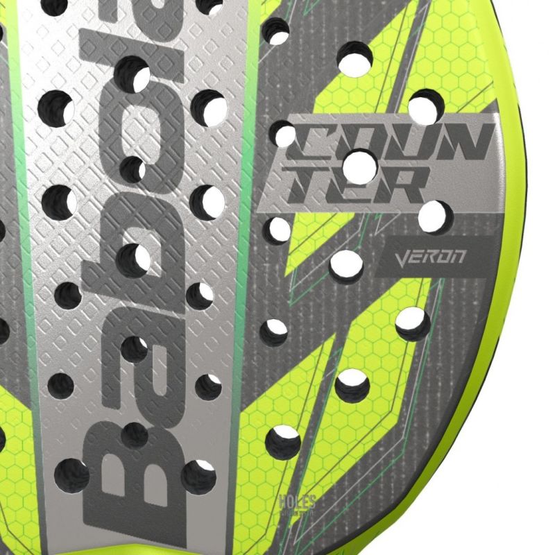 Raquette De Padel Babolat Counter Veron 2023 – Noyau EVA Noir, Surface Carbon Flex, Effet 3D Et Système Anti-vibrations | Pour Contre-attaques Puissantes