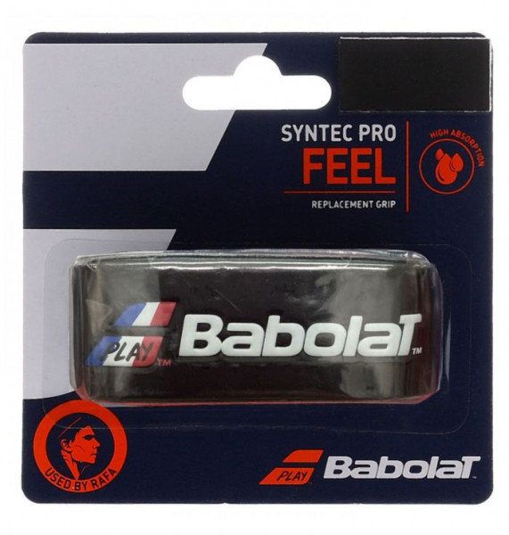 Surgrips de tennis Babolat Syntec Pro 1P - blue/white/red