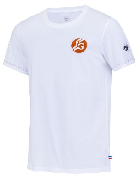 T-shirt pour hommes Roland Garros Logo 2024 T-Shirt - Blanc