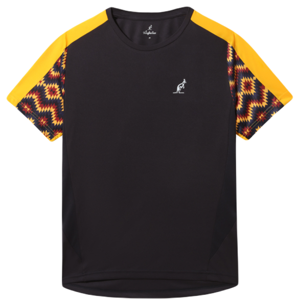 Herren Tennis-T-Shirt Australian T-Shirt Ethnic Ace - blue navy