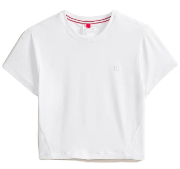 Marškinėliai moterims Wilson T-Shirt Match Point Lite - bright white
