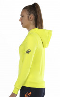 Ženski sportski pulover Bullpadel Yopal Sweatshirt Woman - amarillo azufre fluor Ženski sportski pulover Bullpadel Yopal Sweatshirt Woman - amarillo azufre fluor