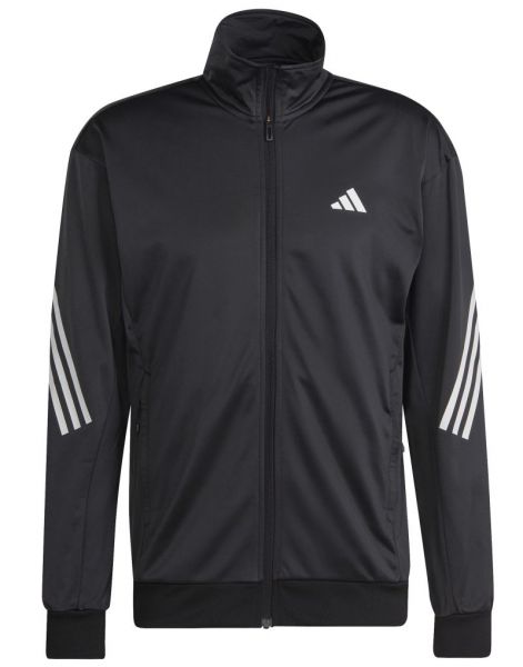 Pánske mikiny Adidas 3-Stripes Knit Tennis Jacket - black