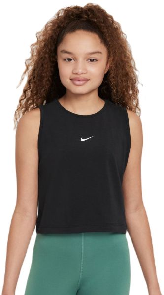 Тениска за момичета Nike Kids Dri-Fit Pro Training Tank Top - Черен
