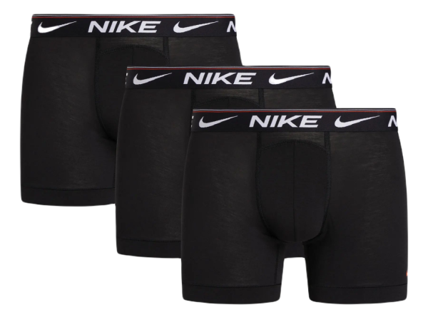 Herren Boxershorts Nike Dri-Fit Ultra Comfort Trunk 3P - black/black/black