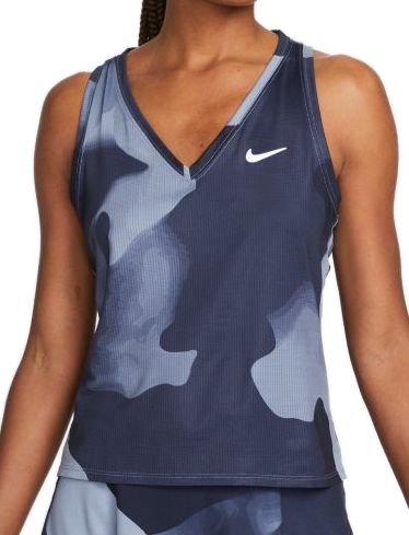 Damen Tennistop Nike Court Dri-Fit Victory Tank - ashen slate/white